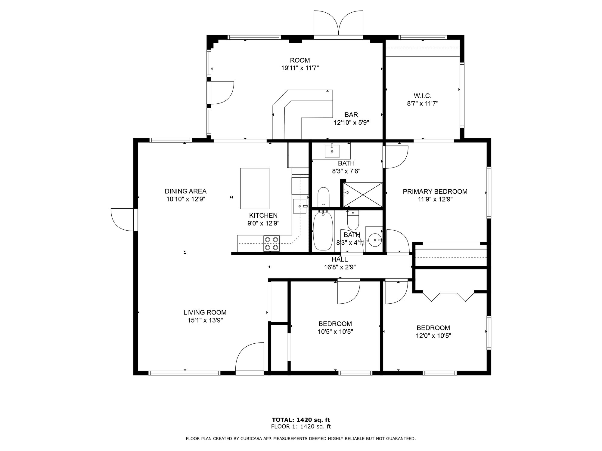 black and white floorplan